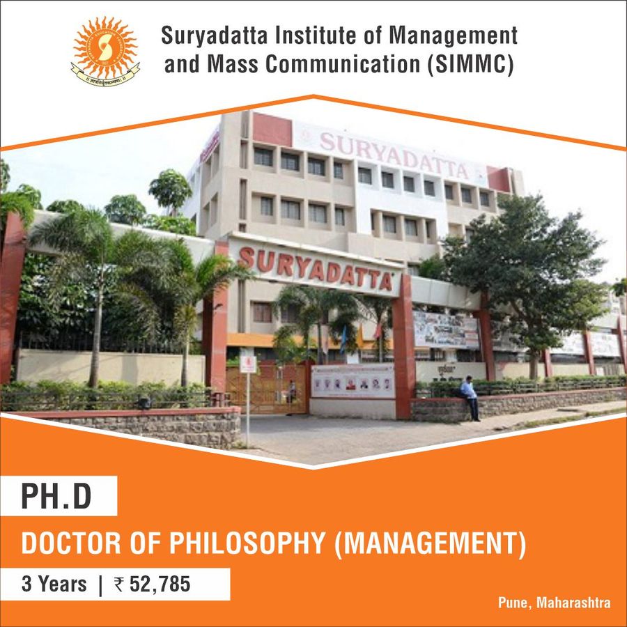 Ph.D. (Management) at Suryadatta Institute of Management And Mass Communication, Pune